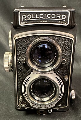 Rolleicord V Camera 1954-1957 Synchro-Compur Nice Clean 6 x 6