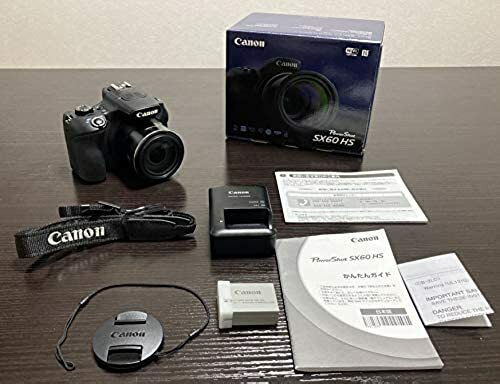 Canon PowerShot SX60 HS Black Digital Camera 16.8MP 65x zoom Wi-Fi