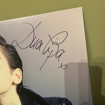 DUA LIPA self-titled Signed Autographed Vinyl Record - RARE! | eBay