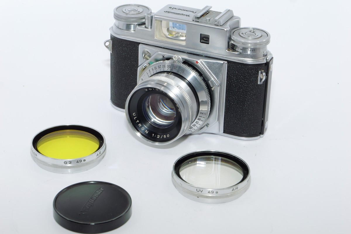 VOIGTLANDER PROMINENT II w. ULTRON 50MM F2 LENS 35mm Film Camera