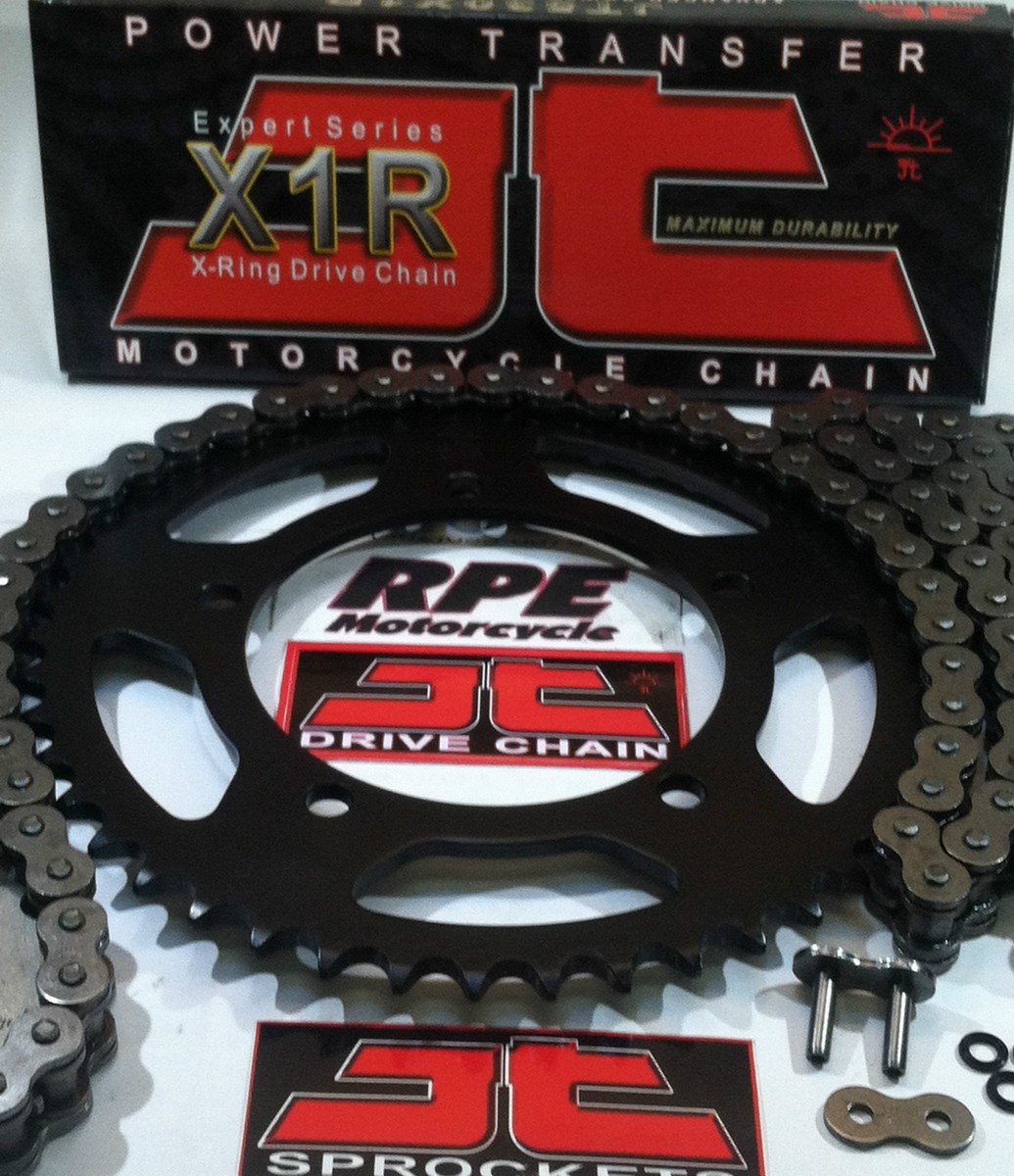 ZX6R 2005-06 EXTENDED LENGTH JT CHAIN AND SPROCKET KIT *OEM, QA or