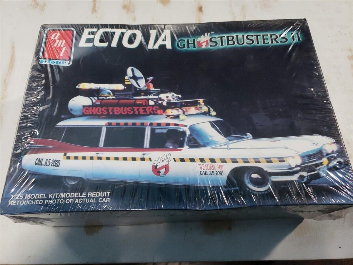 1989 AMT ECTO 1A GHOSTBUSTERS 1/25 MODEL KIT factory sealed in box