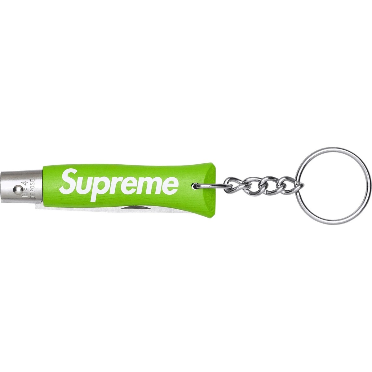Supreme x Opinel No. 4 Knife Keychain Black Red Green 3colors FW25