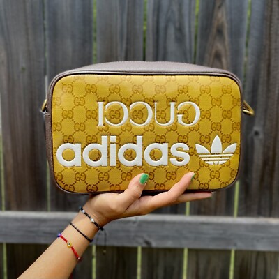 In Hand! Gucci x adidas Small Shoulder Bag | eBay