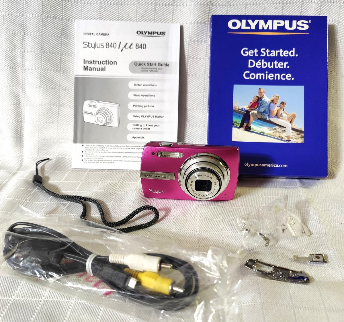 Metallic Pink Olympus Stylus 840 Digital Camera for PARTS ONLY | eBay