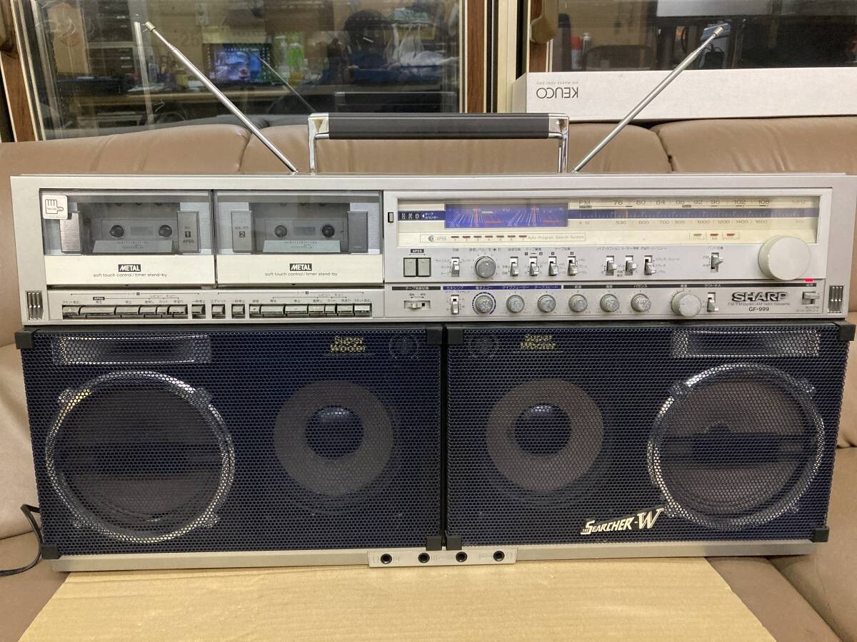 SHARP GF-999 THE SEARCHER-W Stereo Cassette Deck Free Shipping | eBay