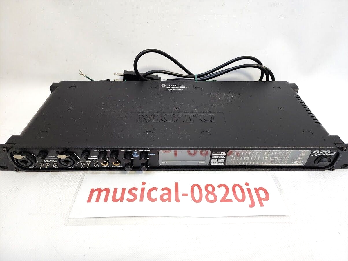 MOTU 828 mk3 Firewire Digital Recording Interface | eBay
