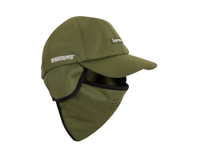 Supreme Windstopper Facemask 6-Panel Biking Hat Brand New Military