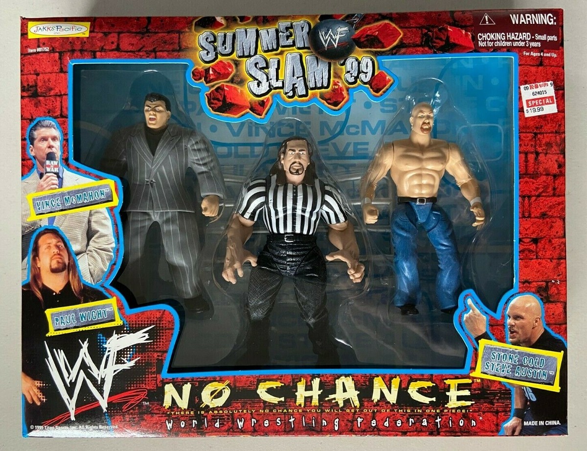 WWF KB Toys Summerslam 99 No Chance Set Vince Big Show Stone Cold