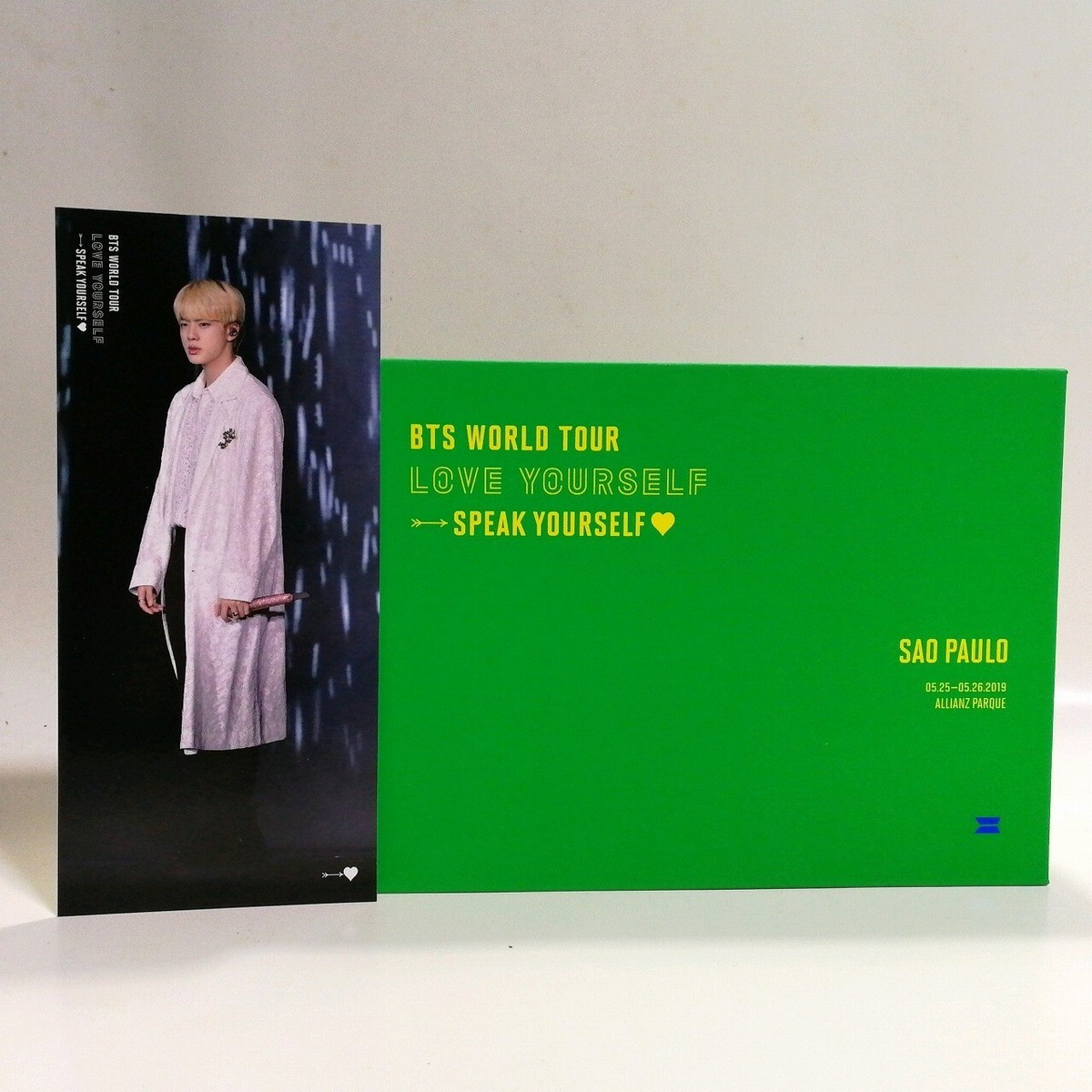 BTS World Tour Love Yourself Sao Paulo DVD Jin Bookmark | eBay BTS