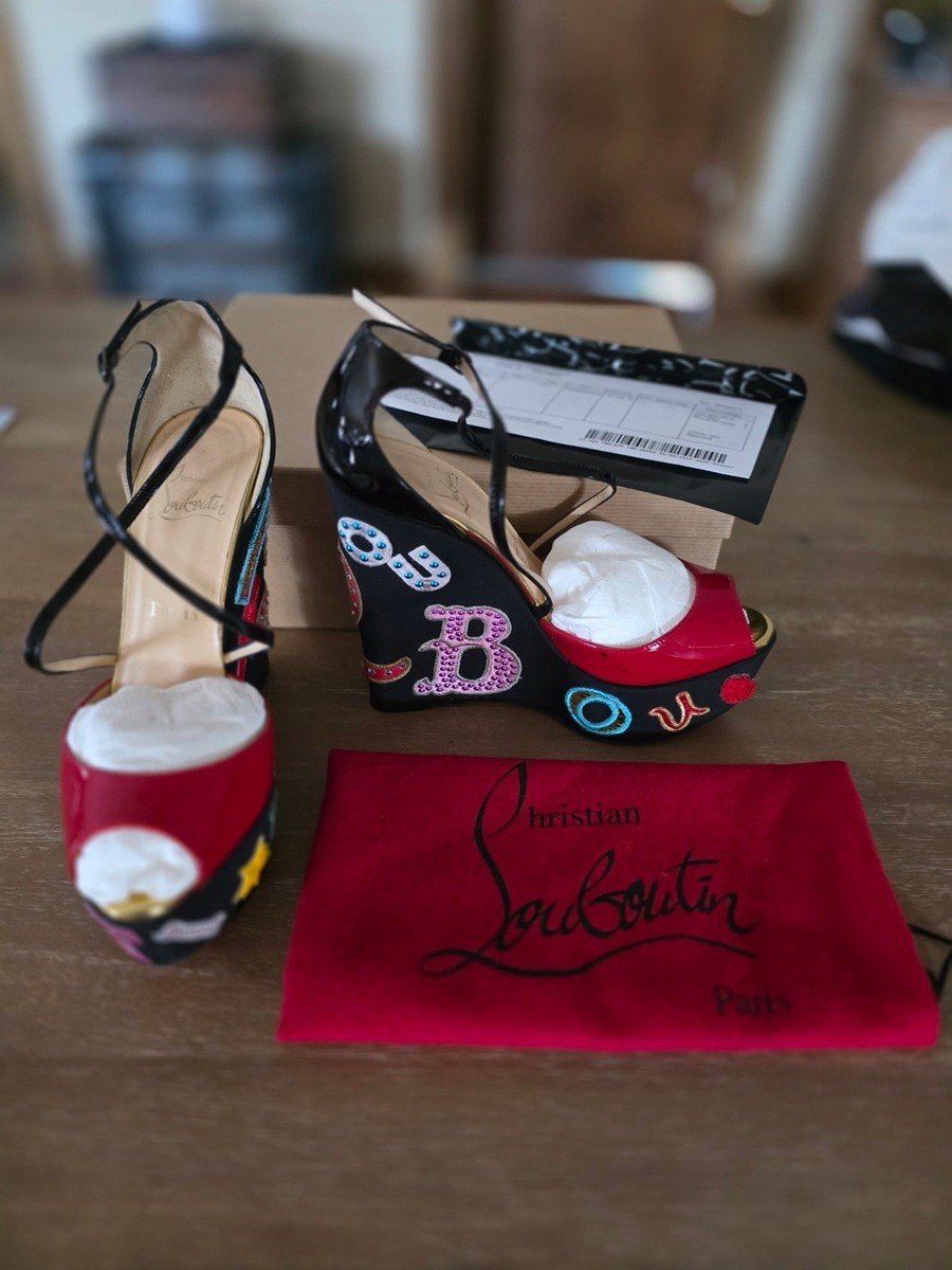 Christian Louboutin Loubi Zeppa 20th Anniversary Letter Platform