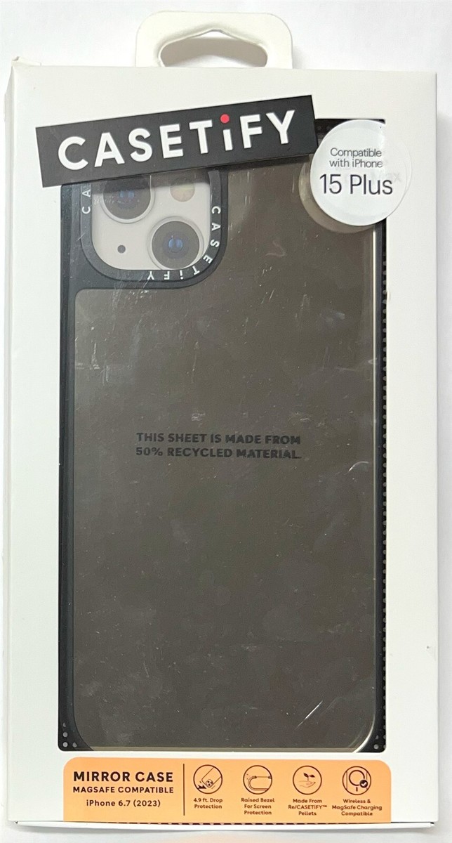 CASETiFY Mirror MagSafe Case for iPhone 15 Plus/14 Plus - Silver