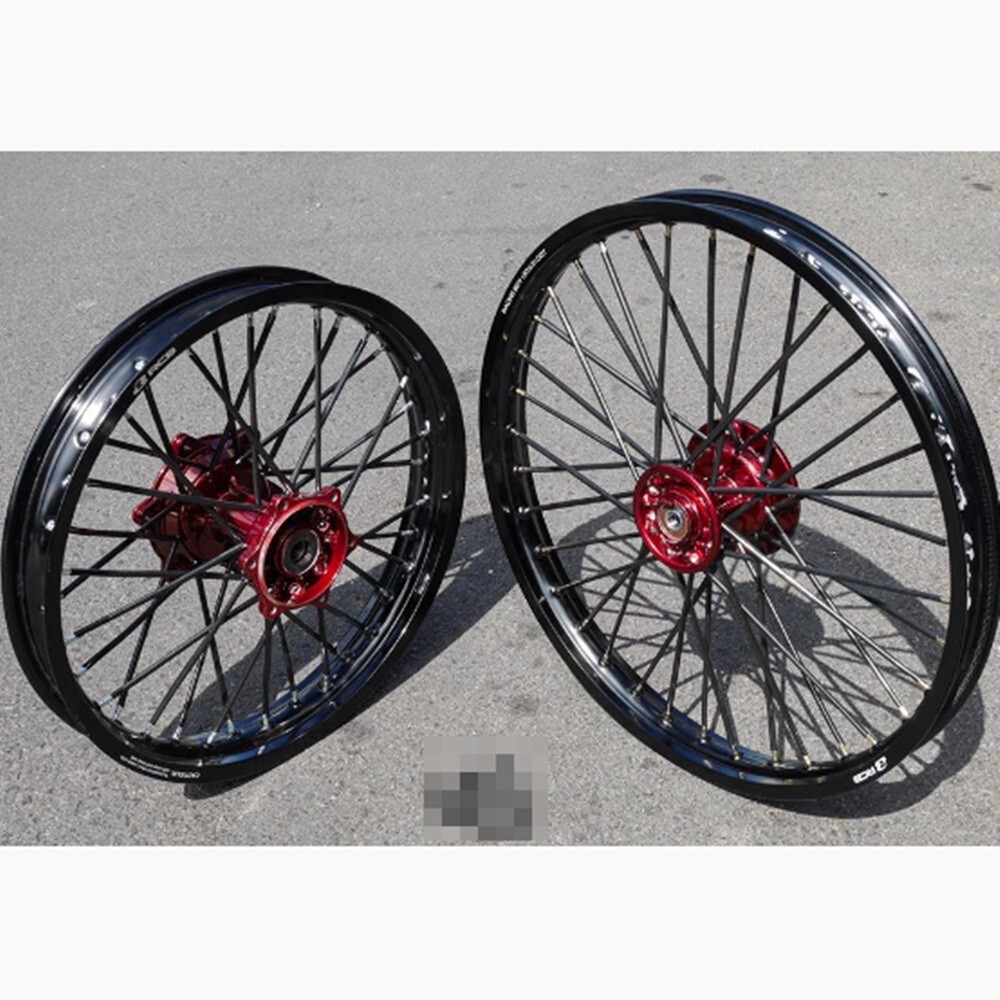 Wheel Hub Spoke Kawasaki KLX250 Rim size 21/18 Racing Boy Front