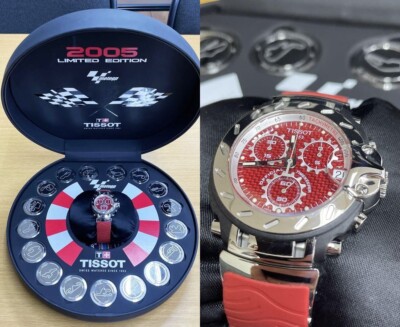 Near Mint Tissot Motogp Collaboration 2005 Watch Set Limited