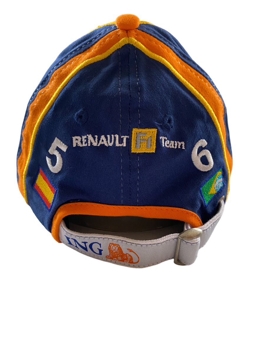 ING Renault F1 Team Hat (2008 Baseball Cap Fernando Alonso and