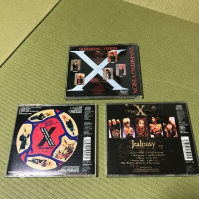 X Vanishing Vision BLUE BLOOD JEALOUSY 3-piece set X JAPAN Yoshiki
