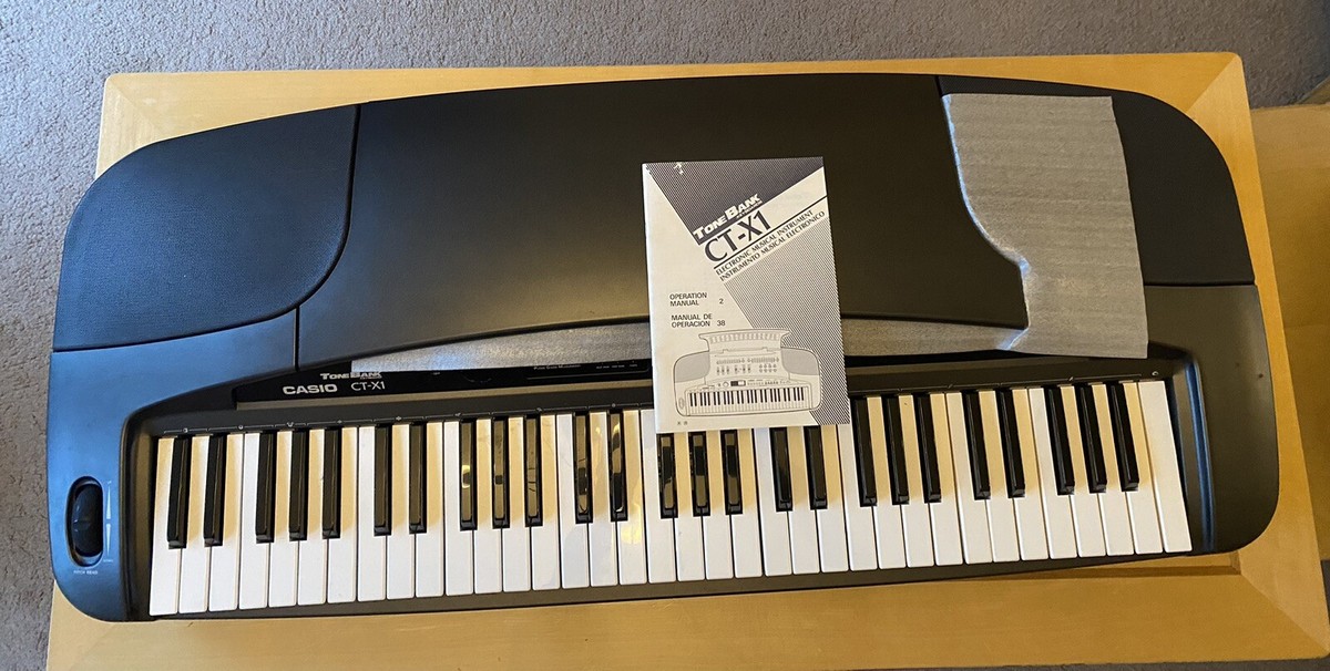 Rare The Casio CT-X1 Tone Bank electronic musical keyboard Vintage
