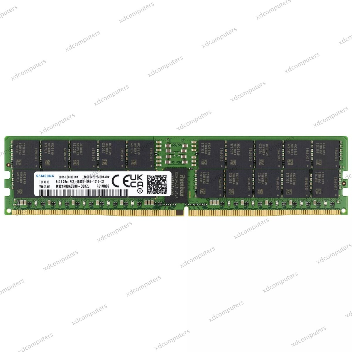 Samsung (4 x 64GB) 256GB 4800MHz REG ECC RAM DDR5 RDIMM PC5-4800B