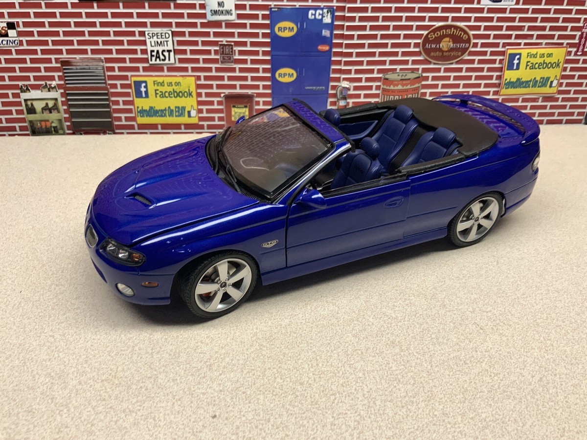 1/18 GMP GUYCAST 2006 Pontiac GTO Convertible Impulse Blue Custom