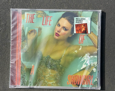 Taylor Swift - The Life of a Showgirl CD + Hand Signed Photo 3