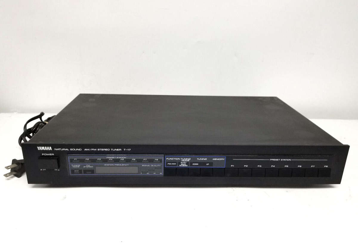 Vintage Yamaha T-17 Natural Sound AM/FM Stereo Tuner (No Antenna