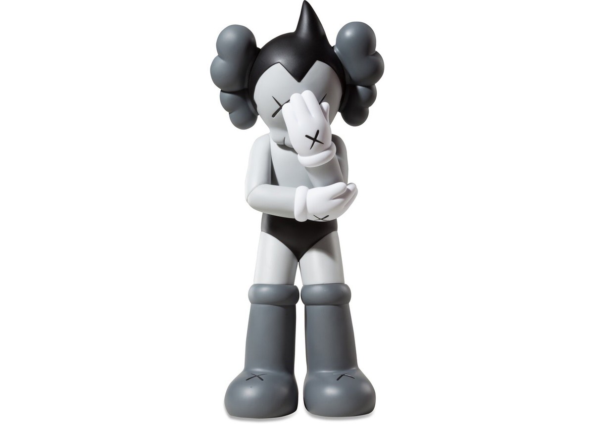 New Kaws OriginalFake Astro Boy Grey Black Companion Dissected 5YL