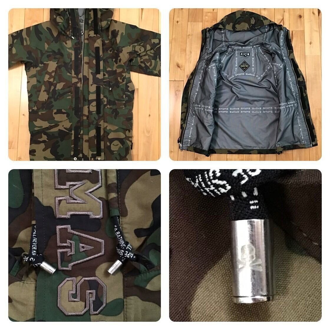 BAPE × MASTERMIND MMJ camo snowboard jacket A Bathing Ape Size S