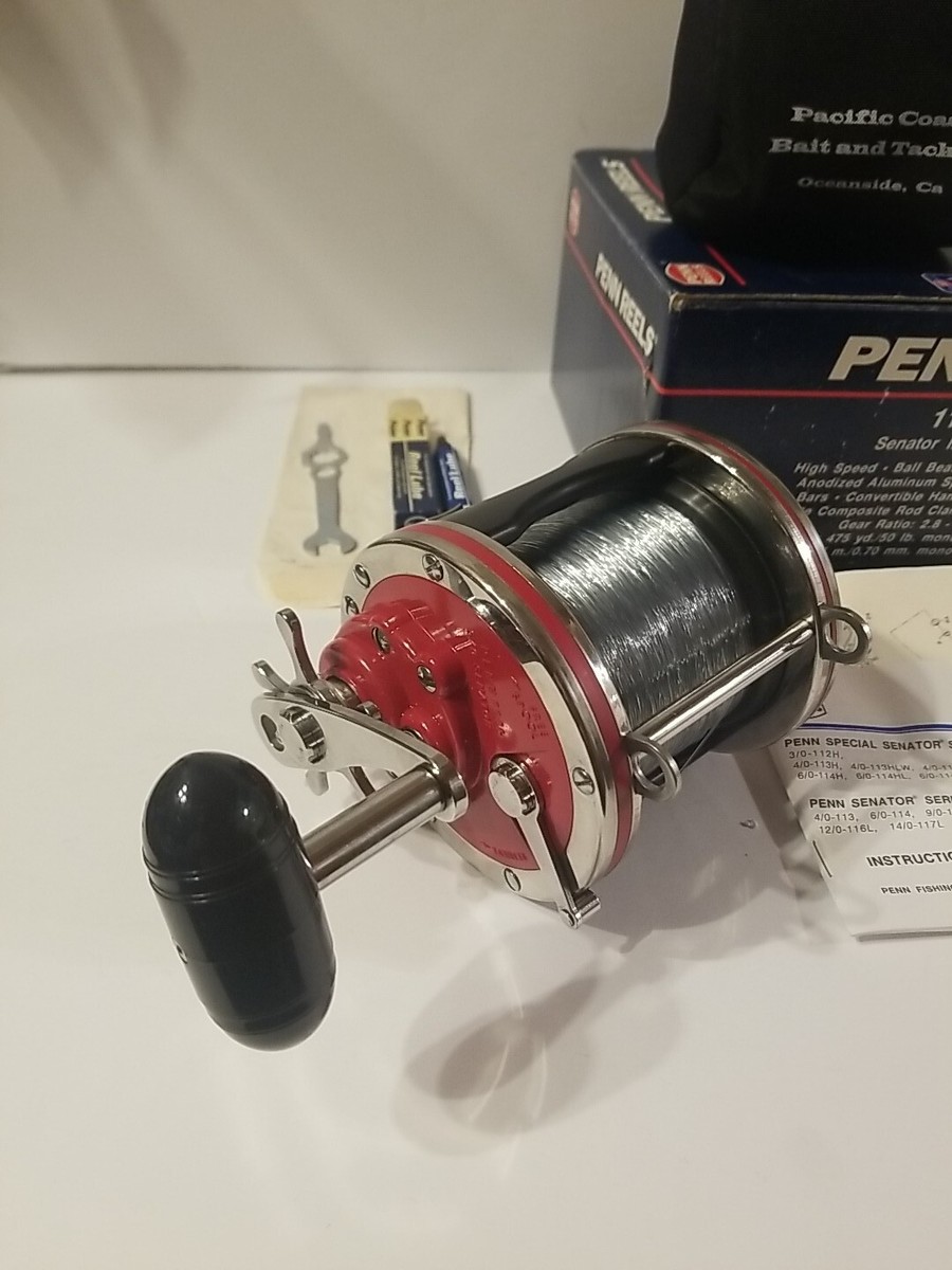 PENN 114H Special Senator 6/0 High Speed Ball Bearing Fishing Reel