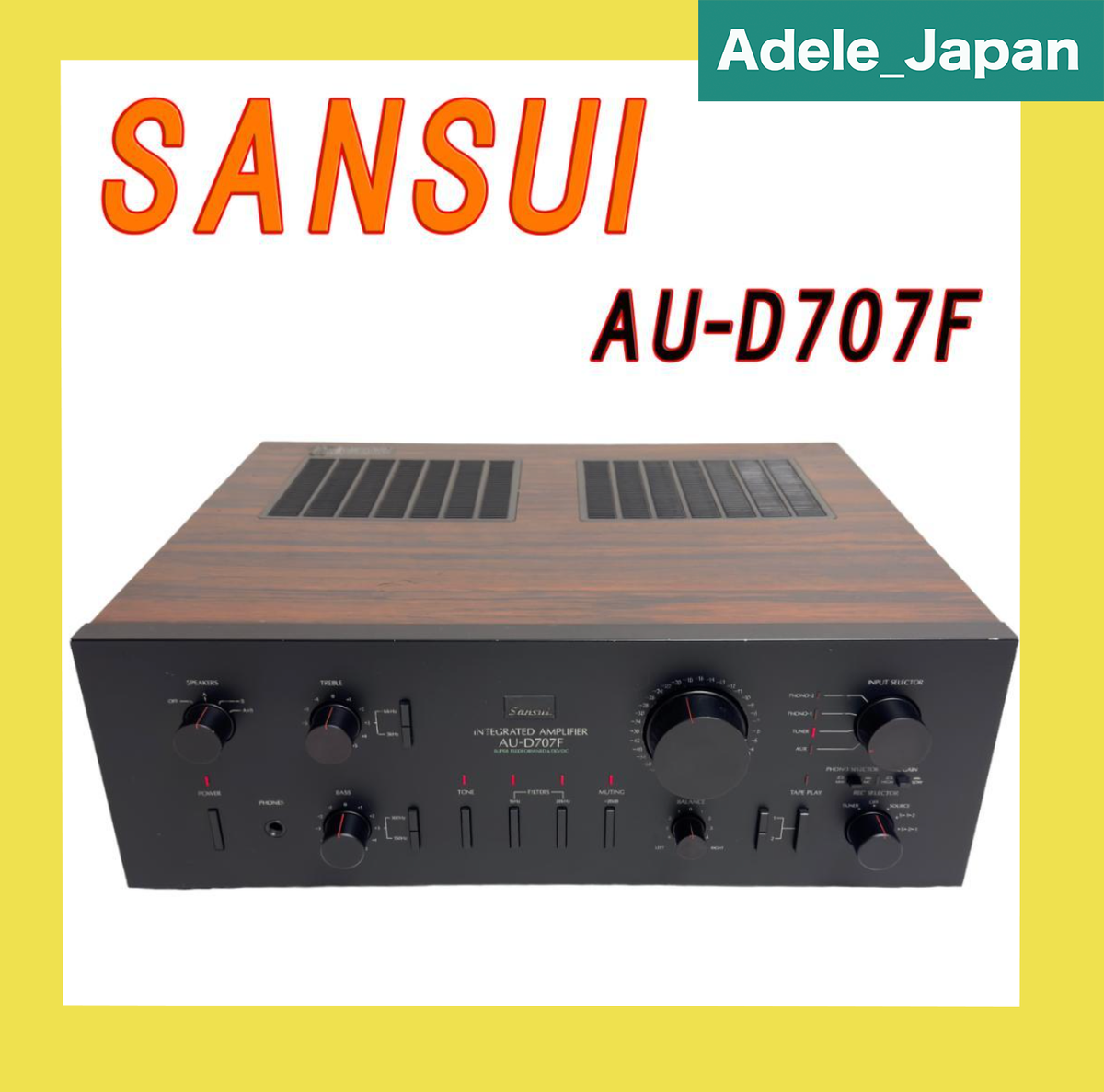 SANSUI AU-D707F EXTRA プリメインアンプ ジャンク扱い ジャンクな