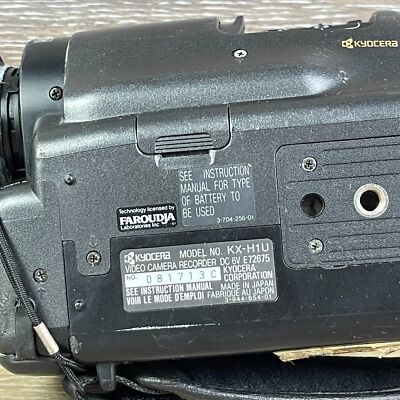 Kyocera Yashica Samurai Video 8 KX-H1U Black Handheld Compact