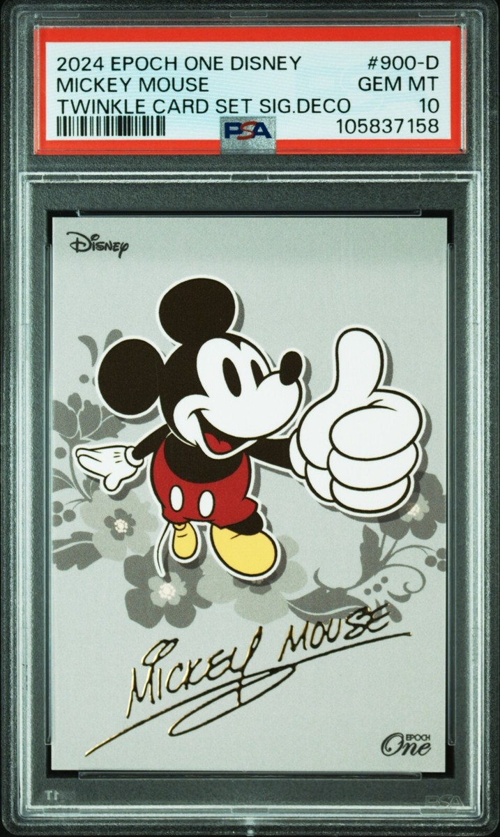 2024 EPOCH ONE DISNEY TWINKLE CARD SET SIGNATURE DECO 900-D MICKEY