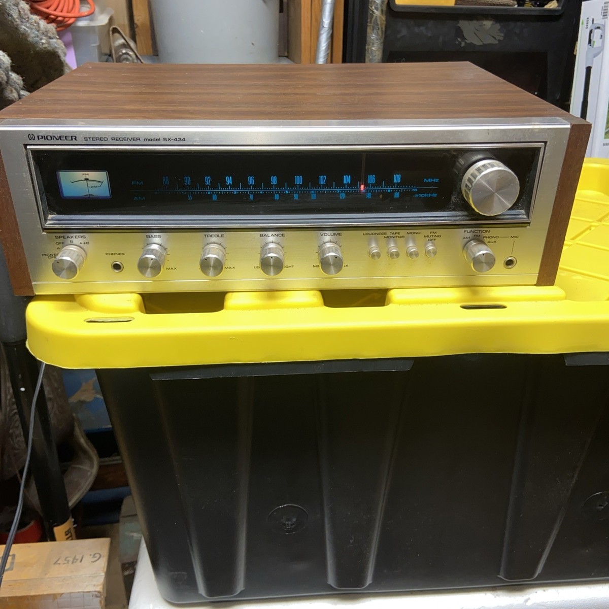 Pioneer SX-434 Stereo FM/AM Receiver | eBay