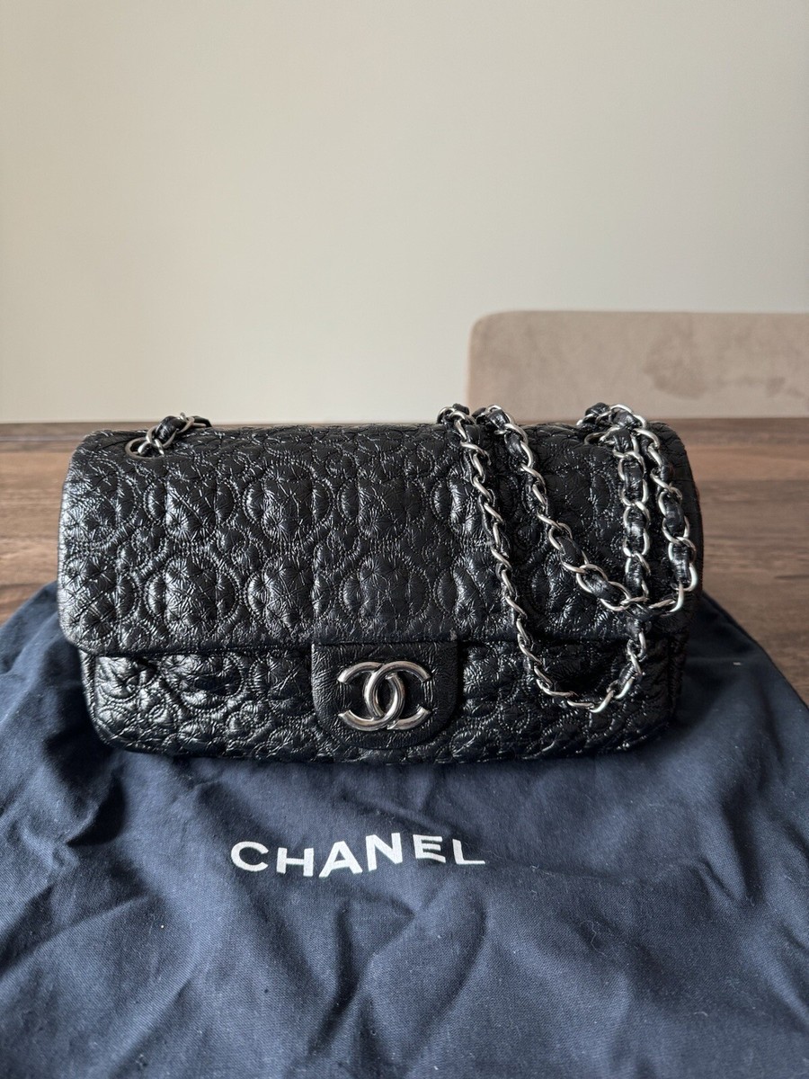Chanel Rock In Moscow Flap Bag Black Silver Hardware Classic | eBay