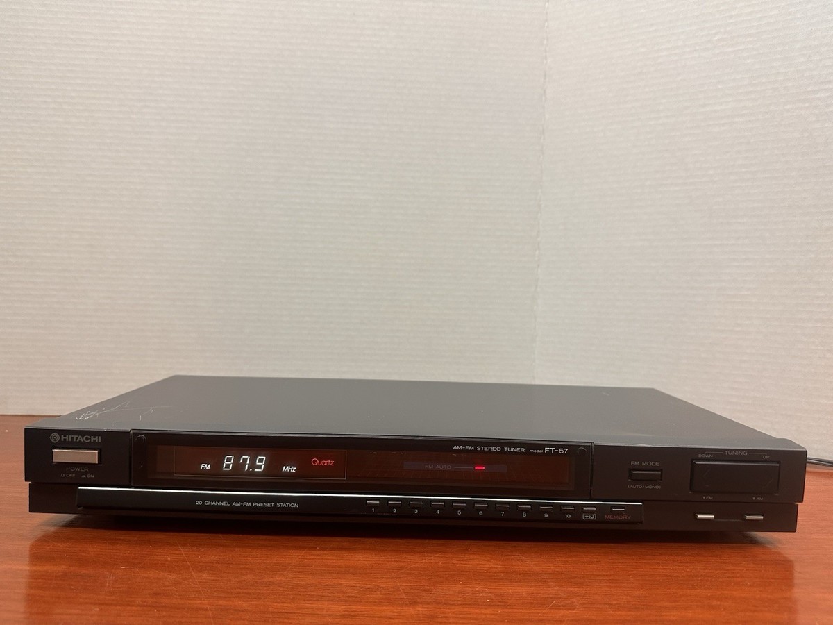 Vintage Hitachi FT-57 Tuner Tested Works | eBay