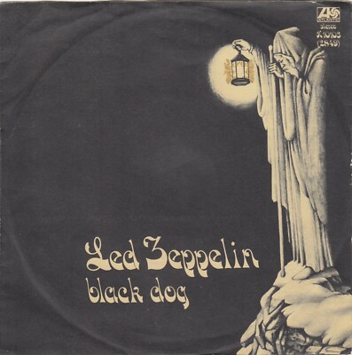 LED ZEPPELIN BLACK DOG / MISTY MOUNTAIN HOP 1972 RECORD ITALY 7