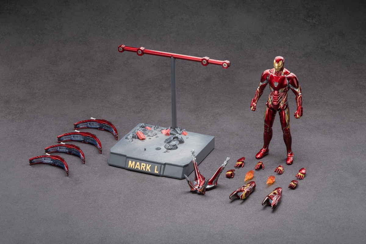 ZD Toys Avengers: Infinity War 1/10 Iron Man Mark L & Platform Set
