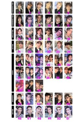 MONSTA X - THE X Album book / MD / DigiPack Official PHOTOCARD