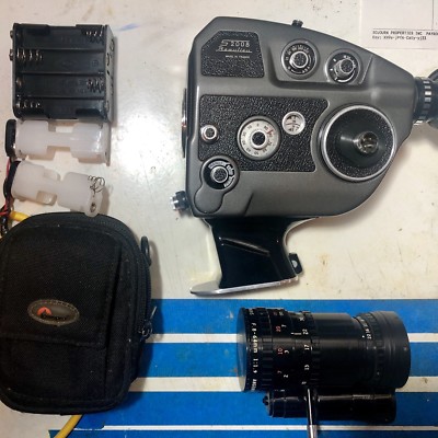 Beaulieu S2008 Super8MM camera with P. Angenieux 8-64mm 1.9 Lens