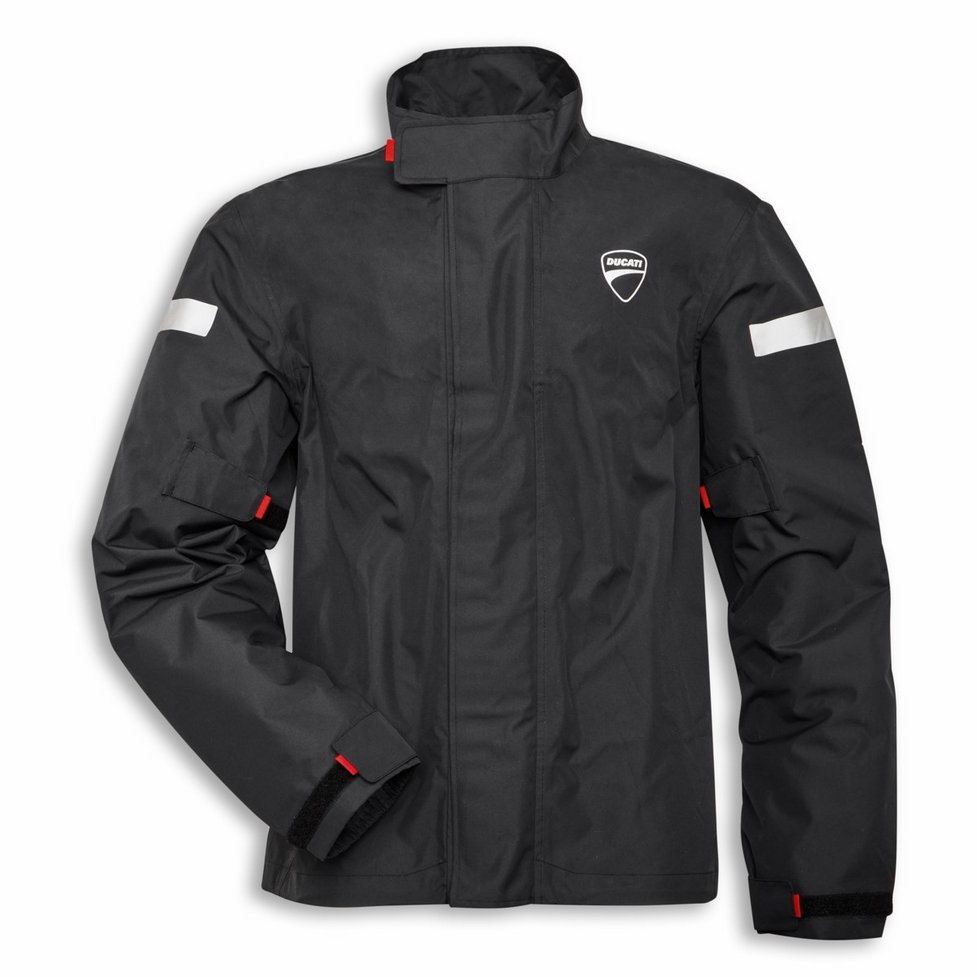 Ducati Revit Strada V3 Rain Jacket Black New | eBay