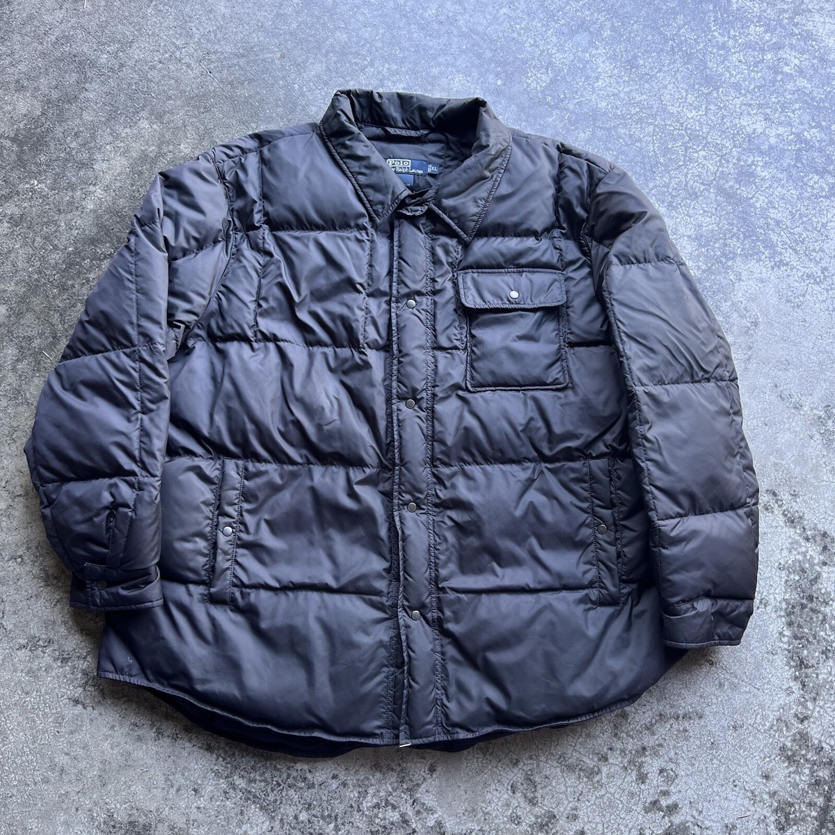 Vintage 90s Polo Ralph Lauren Down Puffer Jacket Mens Size XL