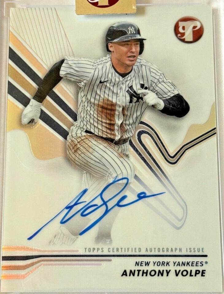 2019 Panini Anthony Volpe auto 直筆サイン シリ 2019 Panini Anthony