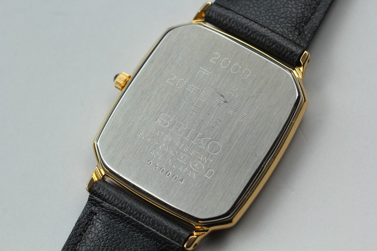 2009 N MINT Seiko Dolce 8J41-0AK0 SACM154 Gold Tank HAQ Quartz