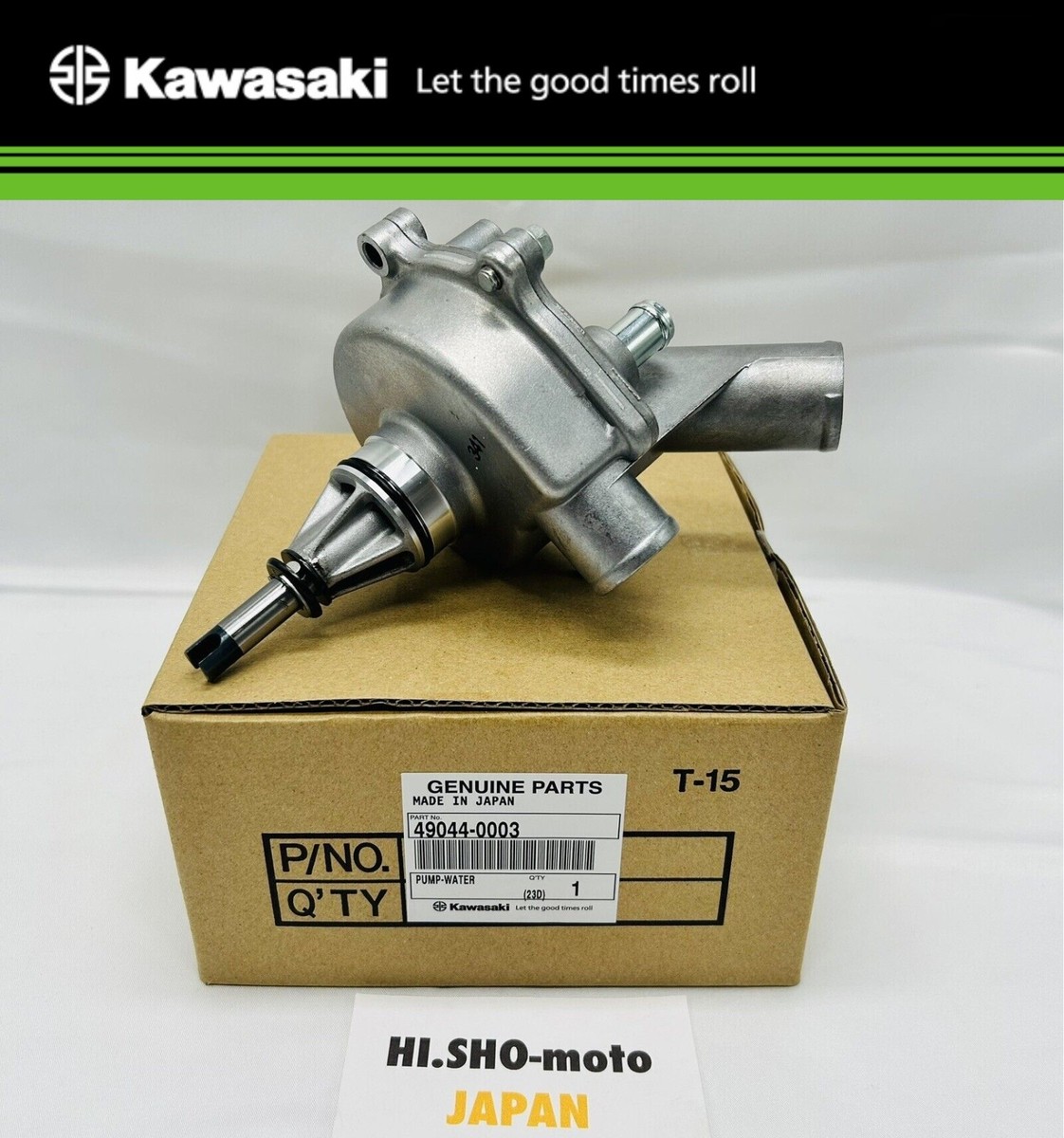 Kawasaki Ninja ZX-10R ZX1000 Water Pump 49044-0003 NEW Genuine OEM