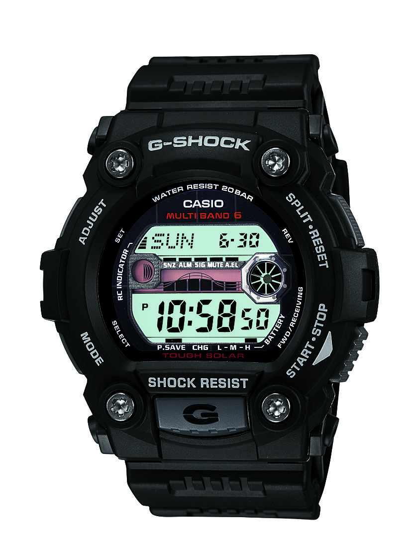 Casio G-Shock Men's Tough Solar Multi-Band 6 Black Resin 50mm