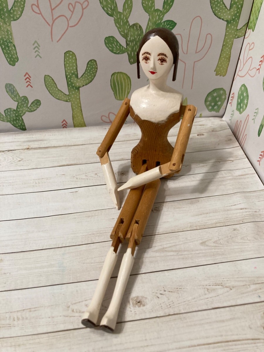 the house of seven gables carved wooden articulated grodnertal peg