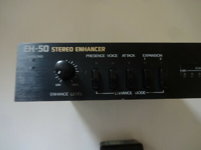 Boss Pro Eh-50 Stereo Enhancer EH50 No AC Adapter Half Rack for