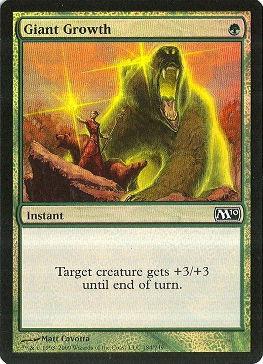 MTG - M10 - Giant Growth- Foil - NM | eBay