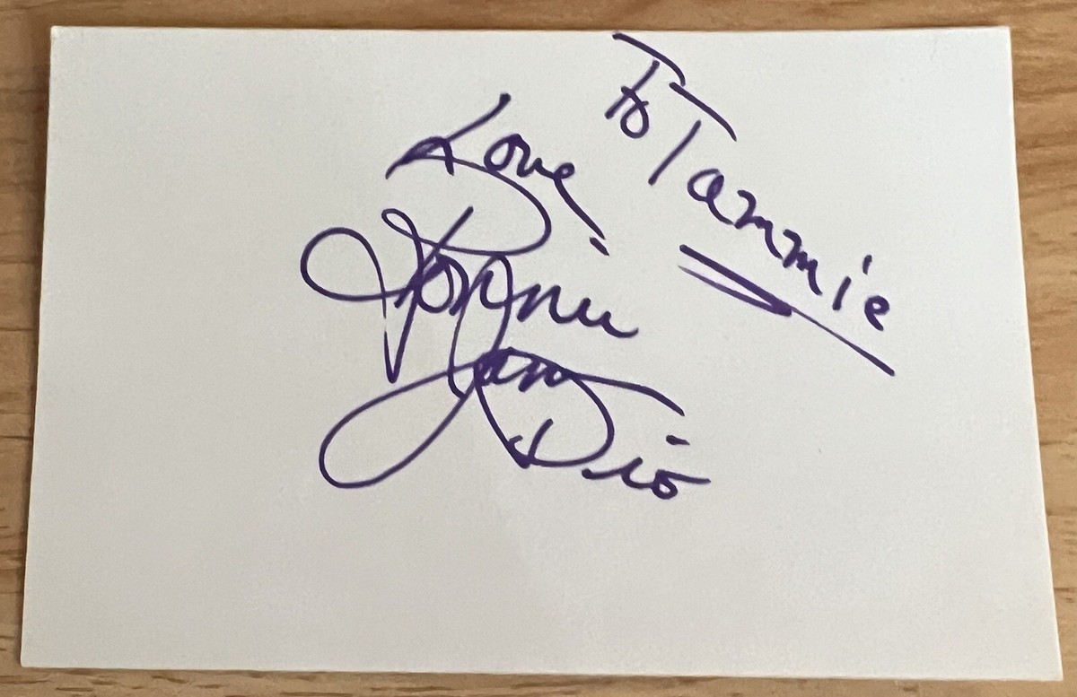 Ronnie James Dio DIO ￼Signed Autographed￼ Vintage signature
