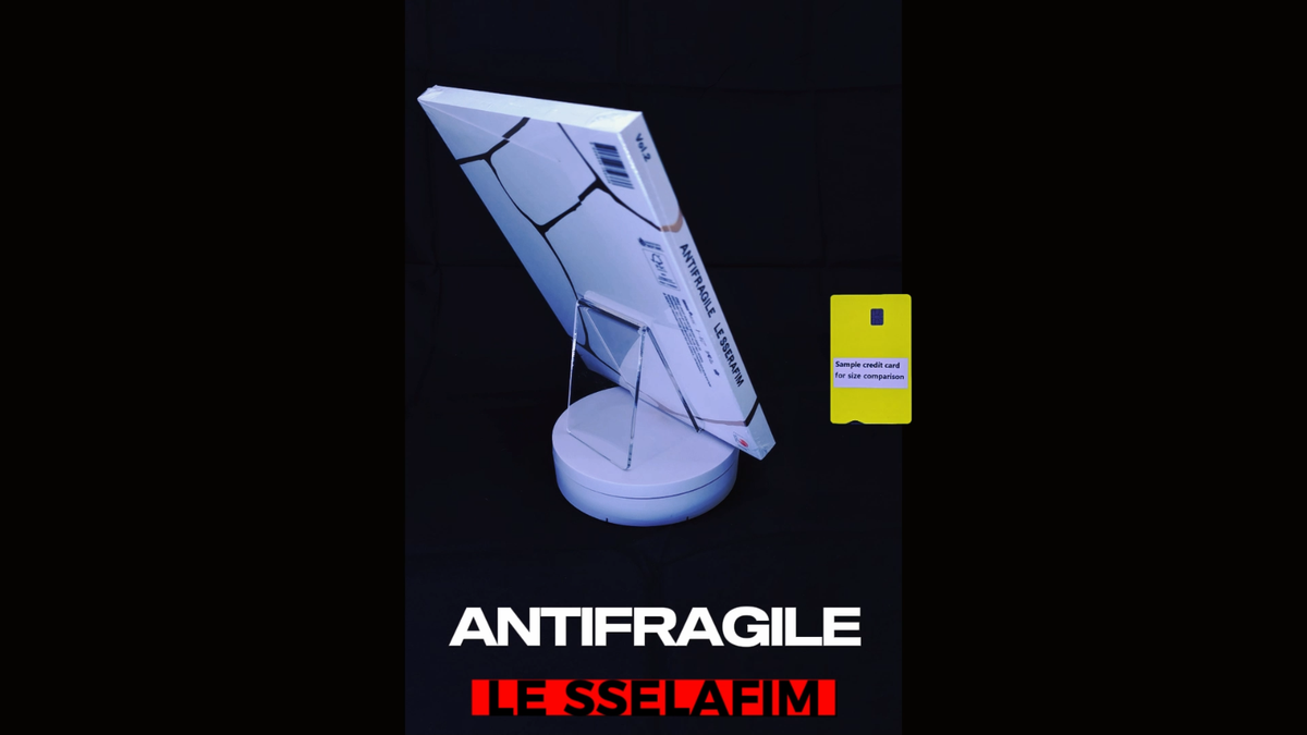 LE SSERAFIM ANTIFRAGILE Album 3 Ver SET 3CD+3 Photo Book+6 Card+3