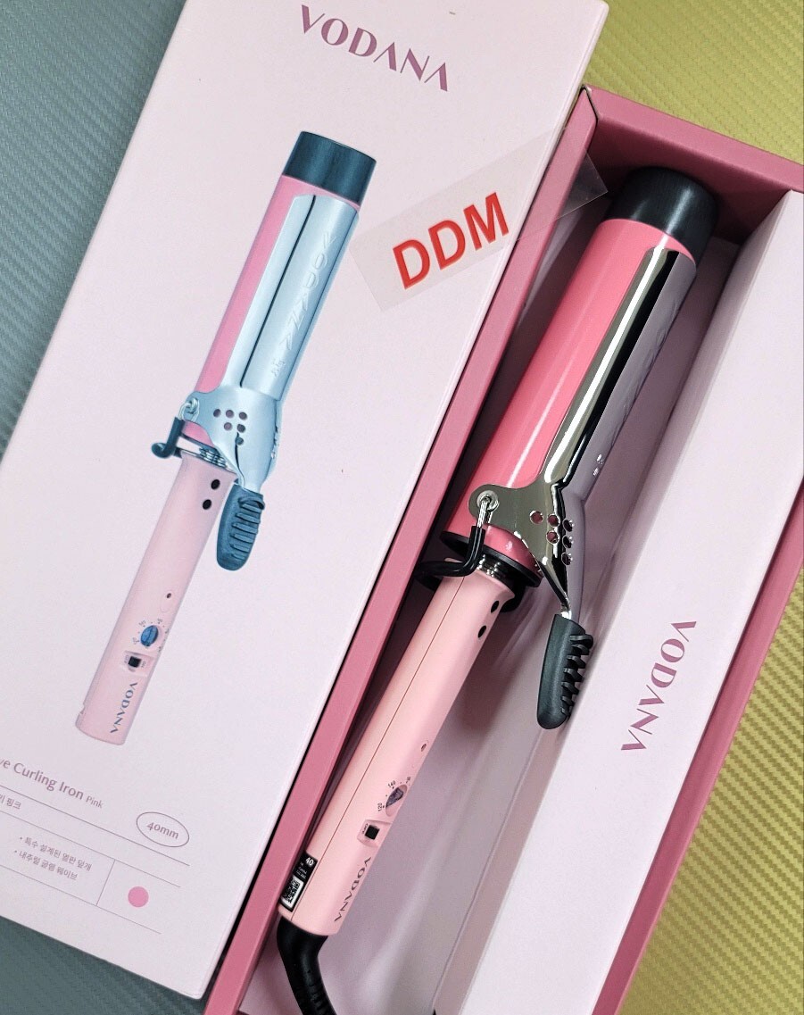 VODANA Glam Wave Hair Curling Iron 40mm Long Wave Curling | eBay